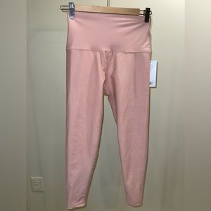 Sage light pink leggings. Size medium.